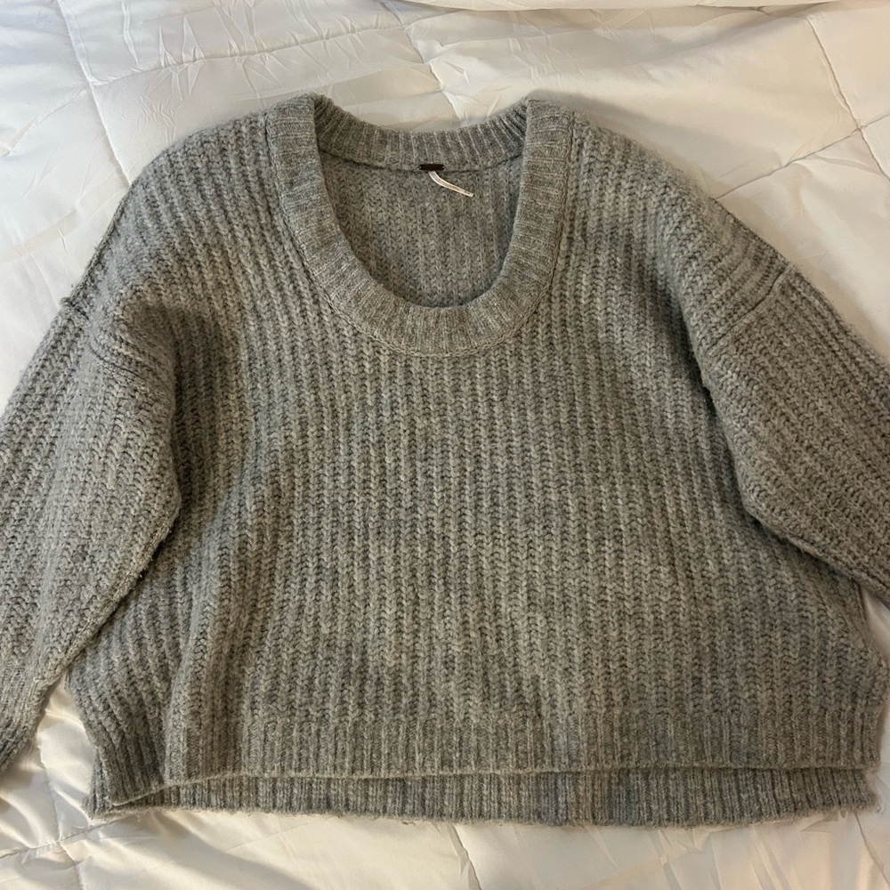 Free People Blue Bell Sweater